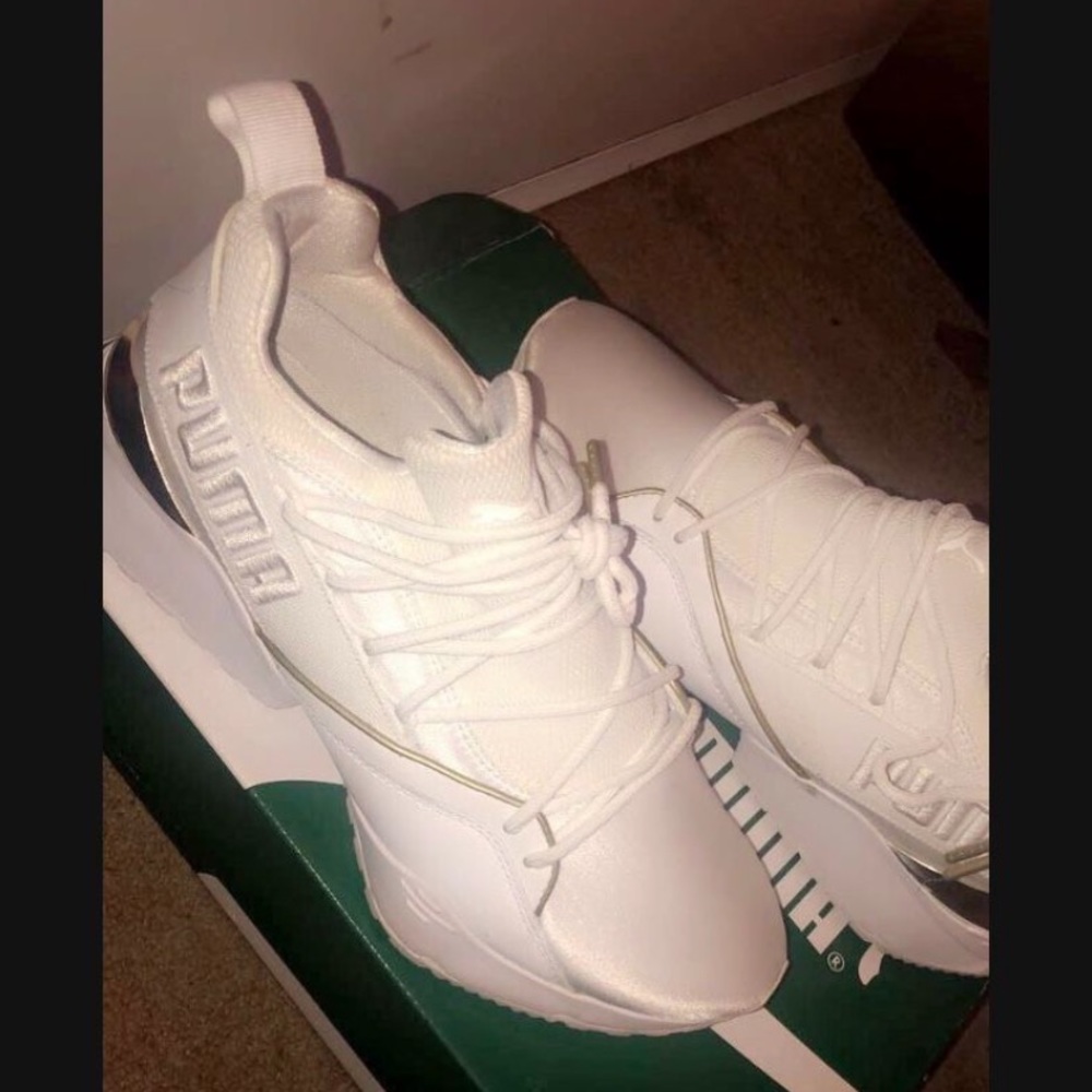 White Puma Sneakers